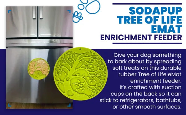 Tree of Life eMat Enrichment Lick Mat With Suction