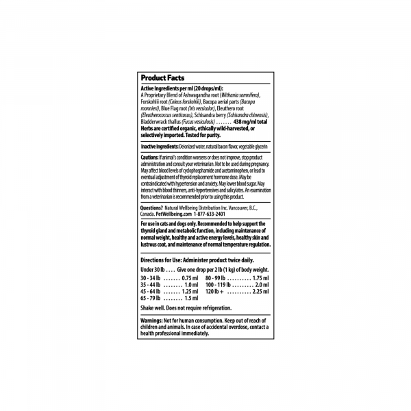 Thyroid Support Silver (Hypothyroid) - Dogs