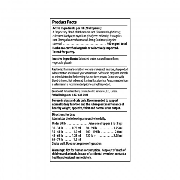 Kidney Support Gold (Kidney Function) - Dogs