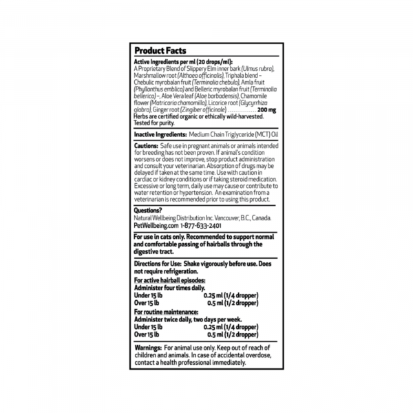 Hairball Gold (Help for Cat Hairballs) - Cats