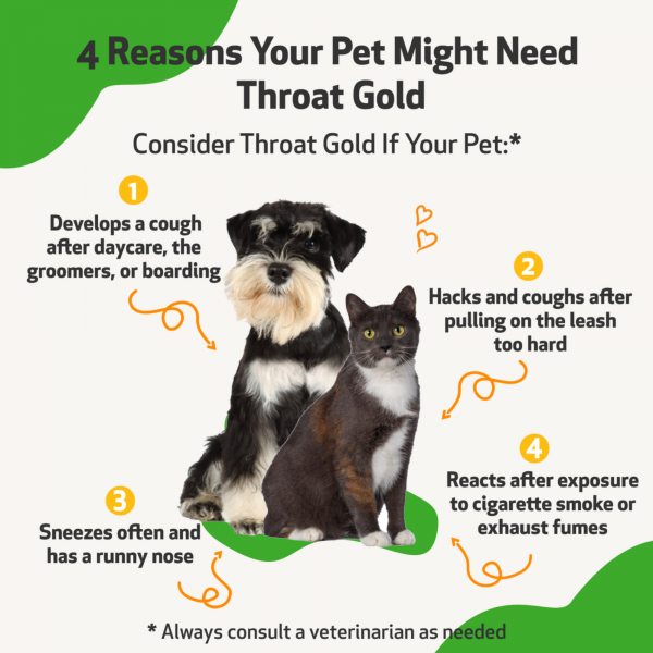 Throat Gold (Soothes Throat Irritation) - Dogs