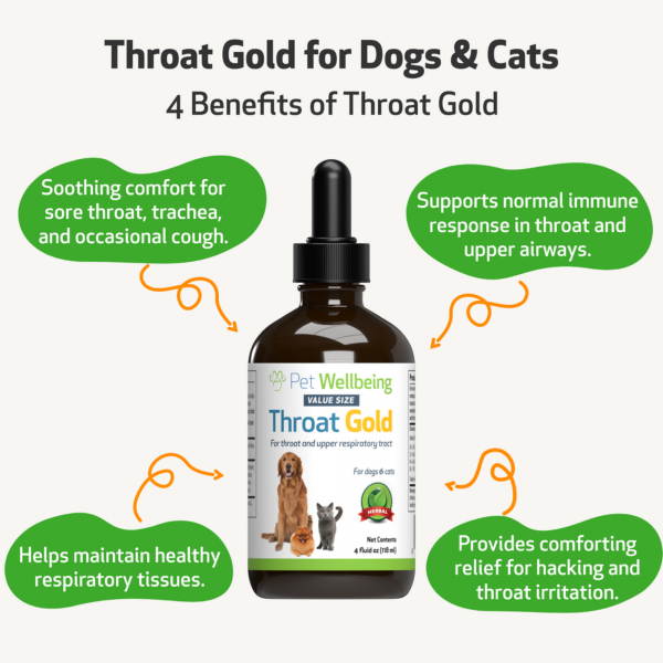 Throat Gold (Soothes Throat Irritation) - Dogs