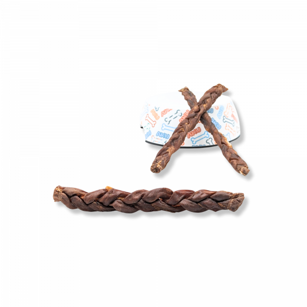 Ostrich Braided Chewy (Offal) (4 Pcs)