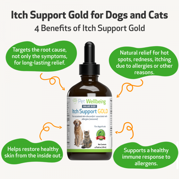 Itch Support Gold (Soothing Allergy-Related Itch) - Cats