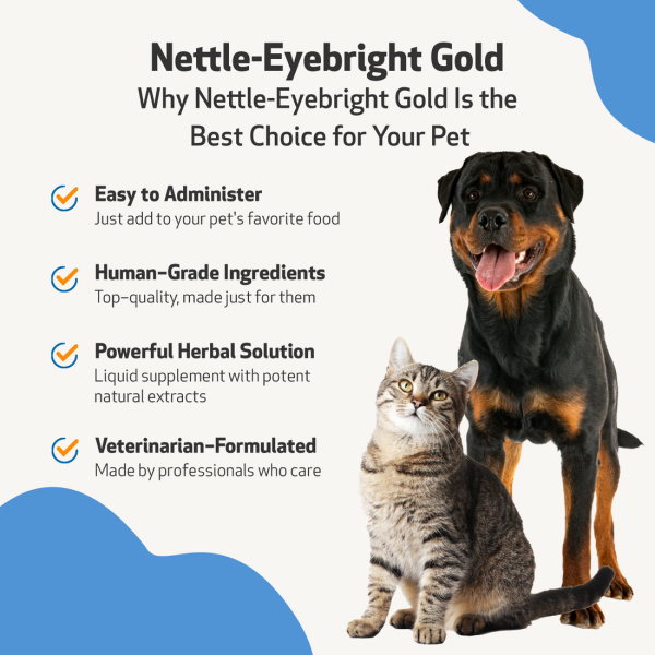 Nettle-Eyebright Gold (Seasonal Allergy Defense) - Cats
