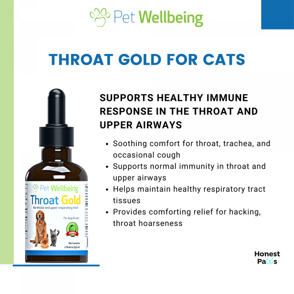 Throat Gold (Soothes Throat Irritation) - Cats