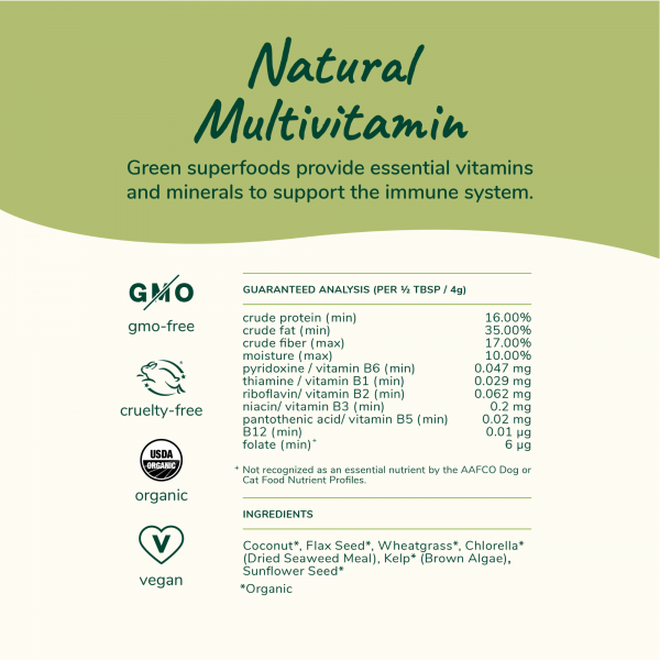 Organic Healthy Skin + Coat Supplement (Vitaboost)