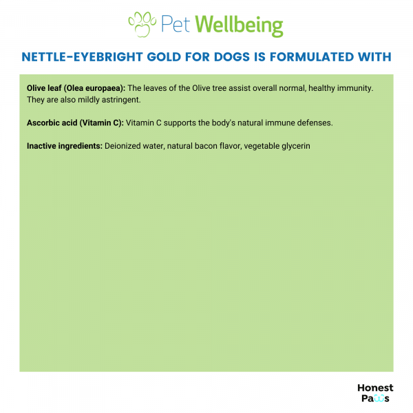 Nettle-Eyebright Gold (Seasonal Allergy Defense) - Dogs