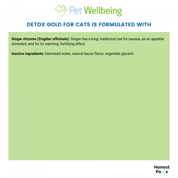 Detox Gold (Gentle Detoxification & Elimination Support) - Cats