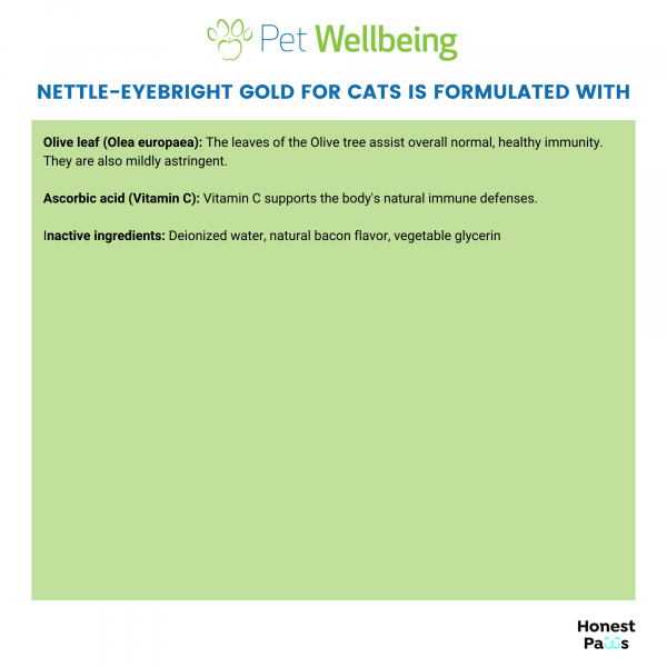 Nettle-Eyebright Gold (Seasonal Allergy Defense) - Cats