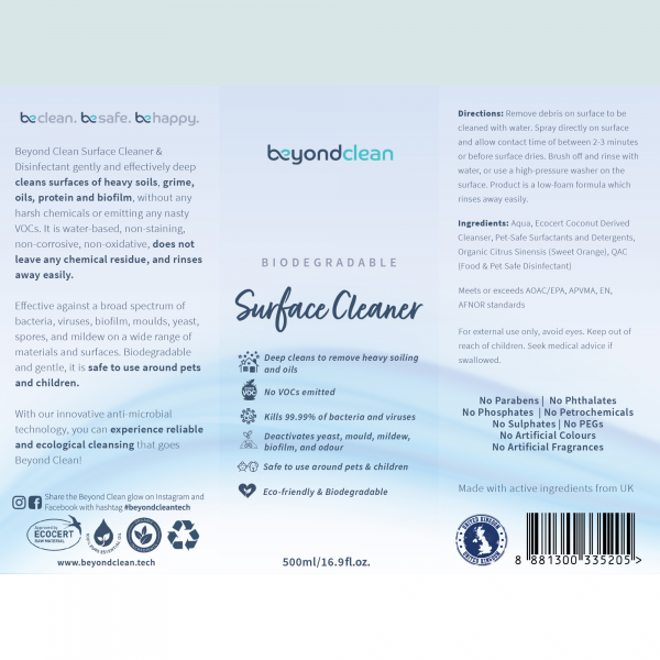 Biodegradable Surface Cleaner