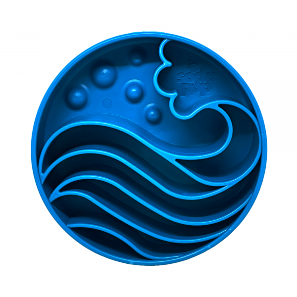 Wave Enrichment Slow Feeder Bowl for Dogs