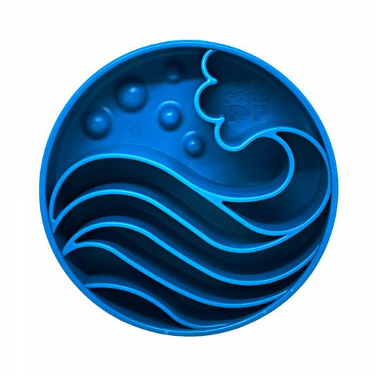 Wave Enrichment Slow Feeder Bowl for Dogs