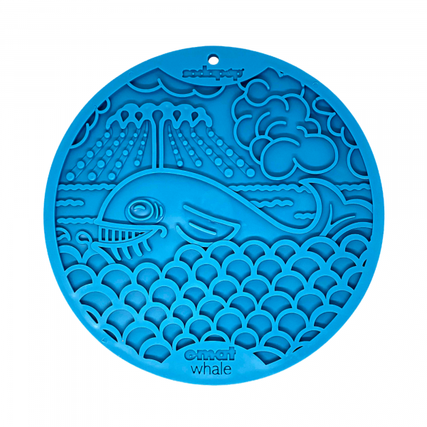 Whale Enrichment Lick Mat (With Suction Cups)