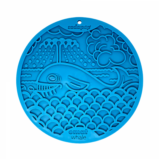 Whale Enrichment Lick Mat (With Suction Cups)