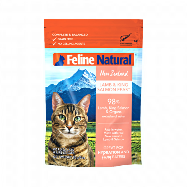 Pouched Lamb & Salmon Cat Food