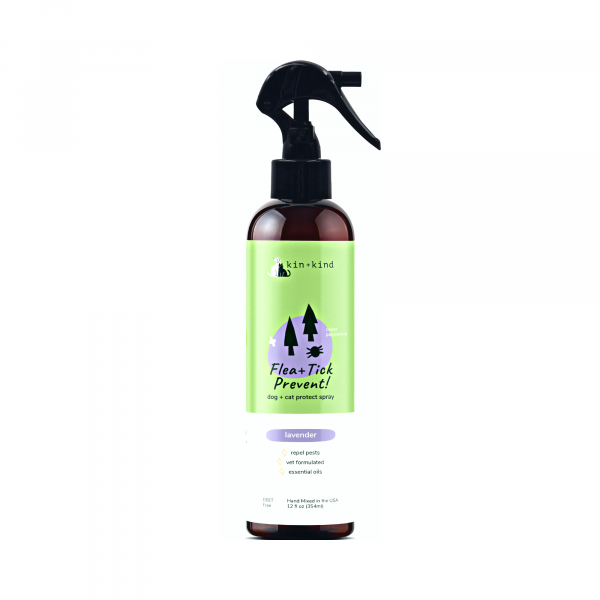 Natural Flea & Tick Repel Spray for Dogs (Lavender)