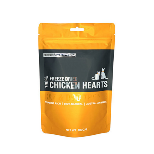 Freeze Dried Chicken Hearts