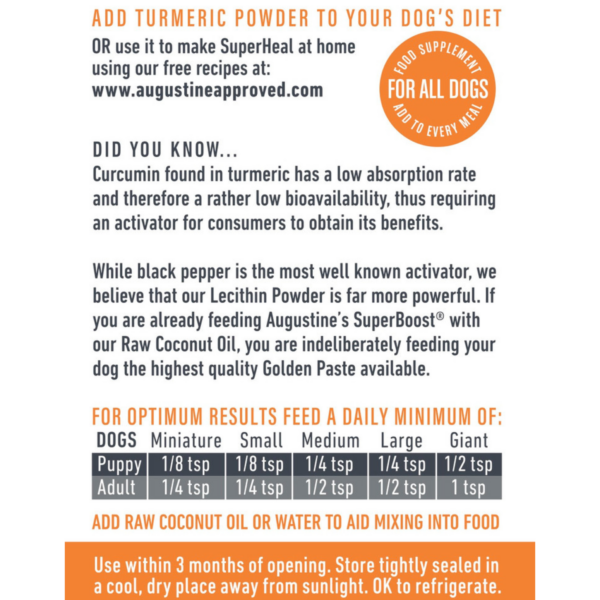 Augustine’s Turmeric Powder 5%